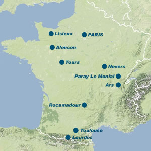 Shrines of France Pilgrimages